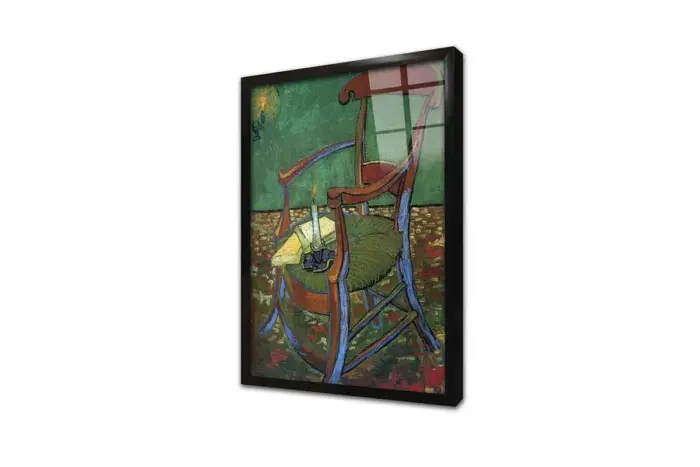 Sandalye Vincent Van Gogh | Kanvas Tablo | Cam Tablo | Mdf Tablo | B22158 - Görsel 3