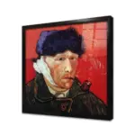 Van Gogh Otoportre Kulağı Kesik | Kanvas Tablo | Cam Tablo | Mdf Tablo | B22159 - Görsel 3