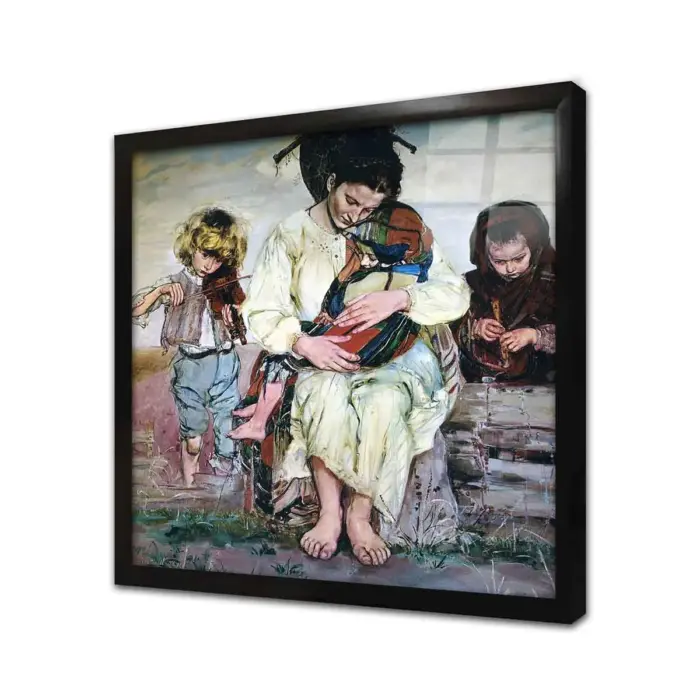 Wlastimil Hofman | Kanvas Tablo | Cam Tablo | Mdf Tablo | B22171 - Görsel 3