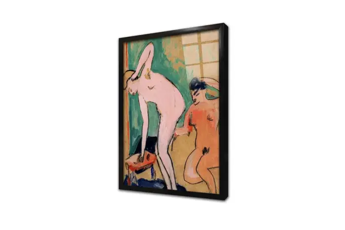 Two Female Nudes | Kanvas Tablo | Cam Tablo | Mdf Tablo | B22181 - Görsel 3