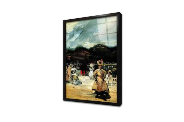 İn The Luxembourg By Glackens | Kanvas Tablo | Cam Tablo | Mdf Tablo | B22395 - Görsel 3
