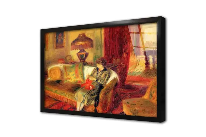 The Artists Wife Knitting | Kanvas Tablo | Cam Tablo | Mdf Tablo | B22436 - Görsel 3