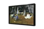 Claude Monet Painting By The Edge Of A Wood | Kanvas Tablo | Cam Tablo | Mdf Tablo | B22489 - Görsel 3