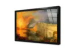 The Burning Of The Houses Of Parliament | Kanvas Tablo | Cam Tablo | Mdf Tablo | B22541 - Görsel 3