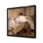 Arkası Dönük Kadın | Kanvas Tablo | Cam Tablo | Mdf Tablo | B22577 - Görsel 3