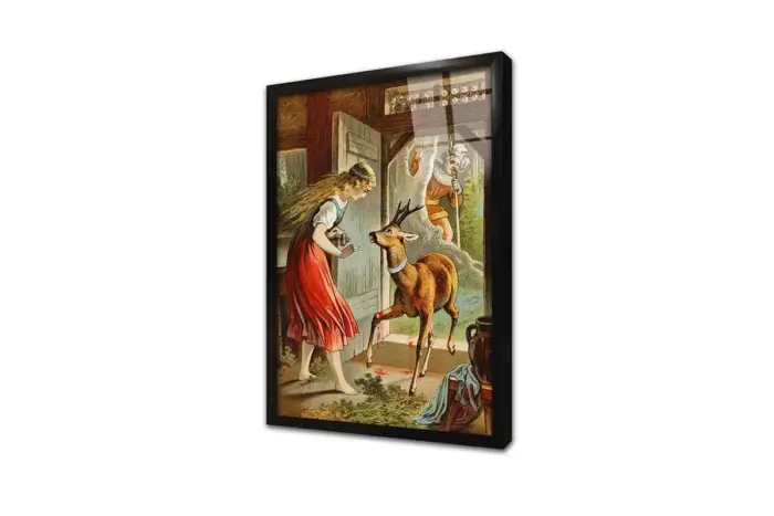 Brüderchen Ve Schwesterchen | Kanvas Tablo | Cam Tablo | Mdf Tablo | B22590 - Görsel 3