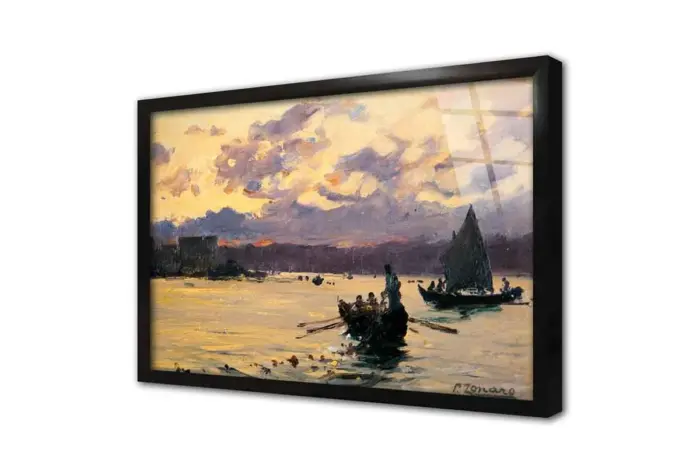 Denizde Kayık | Kanvas Tablo | Cam Tablo | Mdf Tablo | B23016 - Görsel 3