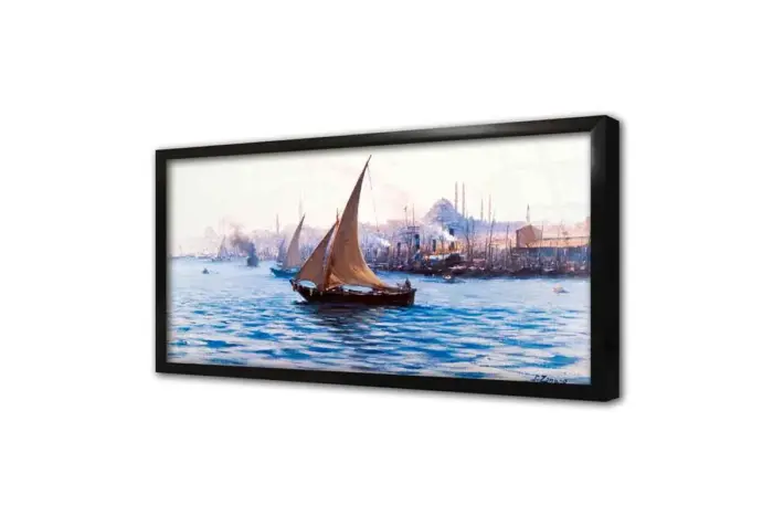 Denizde Yelkenli | Kanvas Tablo | Cam Tablo | Mdf Tablo | B23024 - Görsel 3