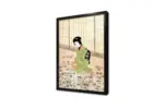 Oturan Japon Kadın | Kanvas Tablo | Cam Tablo | Mdf Tablo | B31001 - Görsel 3