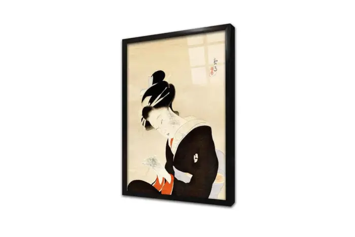 Japon Kadın | Kanvas Tablo | Cam Tablo | Mdf Tablo | B31004 - Görsel 3