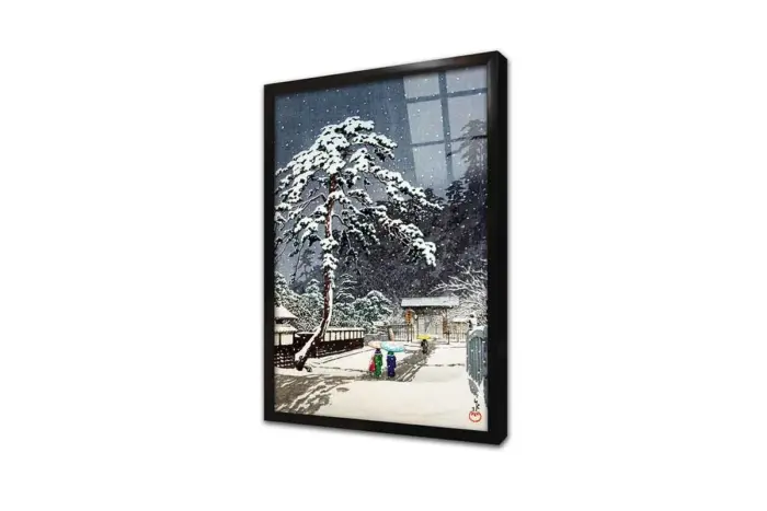 Japonyada Kış | Kanvas Tablo | Cam Tablo | Mdf Tablo | B31012 - Görsel 3