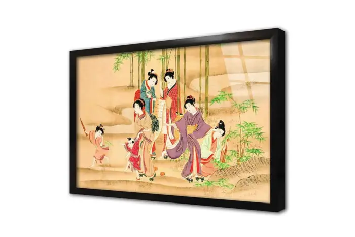 Japon Kadınlar | Kanvas Tablo | Cam Tablo | Mdf Tablo | B31016 - Görsel 3