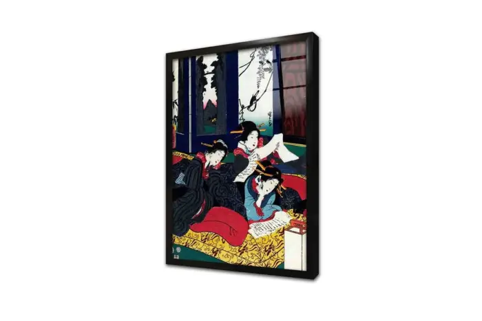 Aşk Mektubu Japon Sanatı | Kanvas Tablo | Cam Tablo | Mdf Tablo | B31024 - Görsel 3