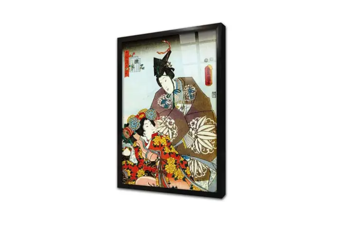Japon Geyşa | Kanvas Tablo | Cam Tablo | Mdf Tablo | B31027 - Görsel 3
