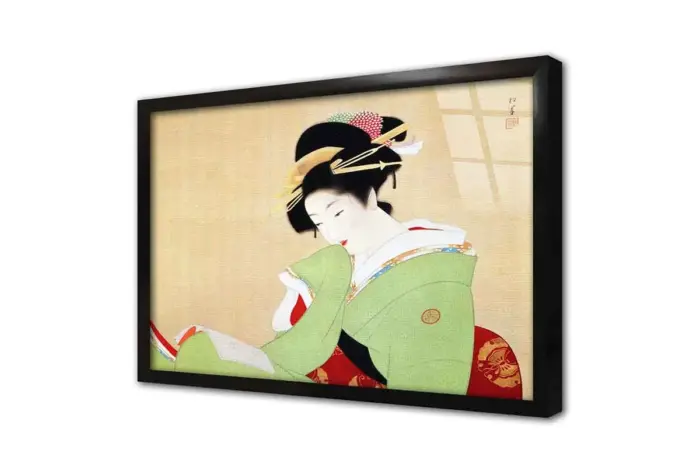 Japon Kadın | Kanvas Tablo | Cam Tablo | Mdf Tablo | B31049 - Görsel 3