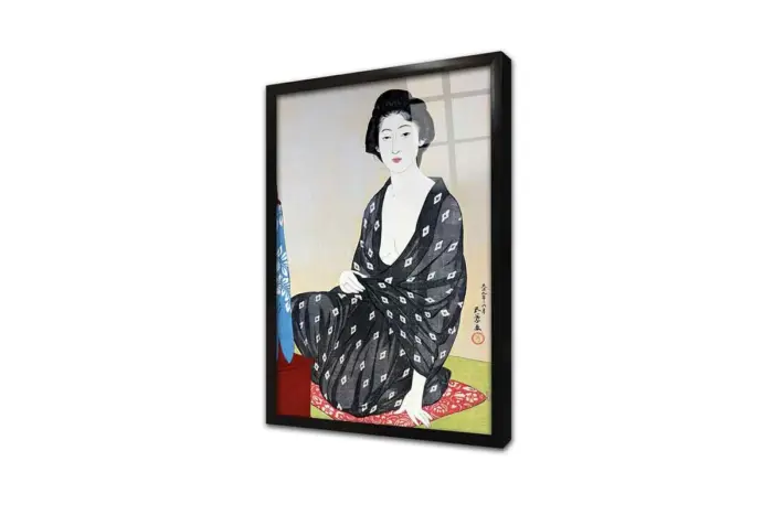 Japon Kadın | Kanvas Tablo | Cam Tablo | Mdf Tablo | B31051 - Görsel 3