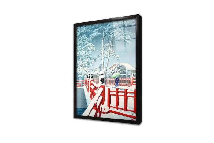 Ukiyo Da Kış | Kanvas Tablo | Cam Tablo | Mdf Tablo | B31063 - Görsel 3