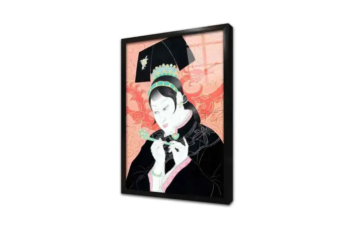 Japon Kadın | Kanvas Tablo | Cam Tablo | Mdf Tablo | B31072 - Görsel 3