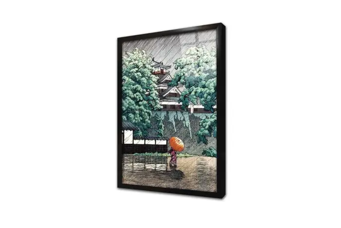 Japonyada Yağmur | Kanvas Tablo | Cam Tablo | Mdf Tablo | B31086 - Görsel 3