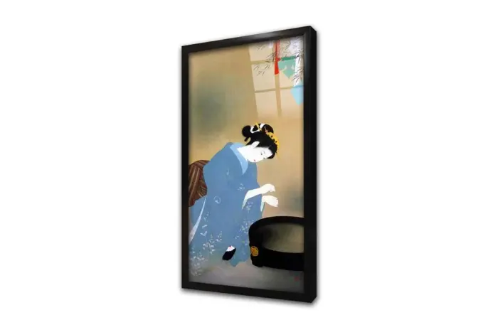 Japon Kadın | Kanvas Tablo | Cam Tablo | Mdf Tablo | B31092 - Görsel 2