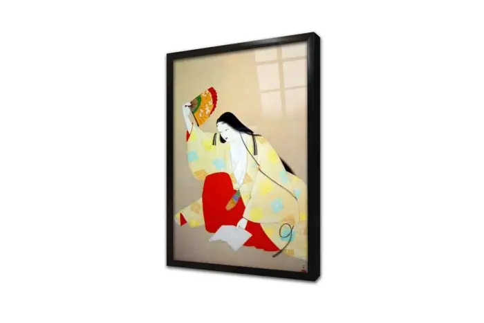Japon Kadın | Kanvas Tablo | Cam Tablo | Mdf Tablo | B31094 - Görsel 3