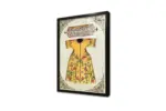 Kitabeli Osmanlı Kaftanı | Kanvas Tablo | Cam Tablo | Mdf Tablo | B32010 - Görsel 3