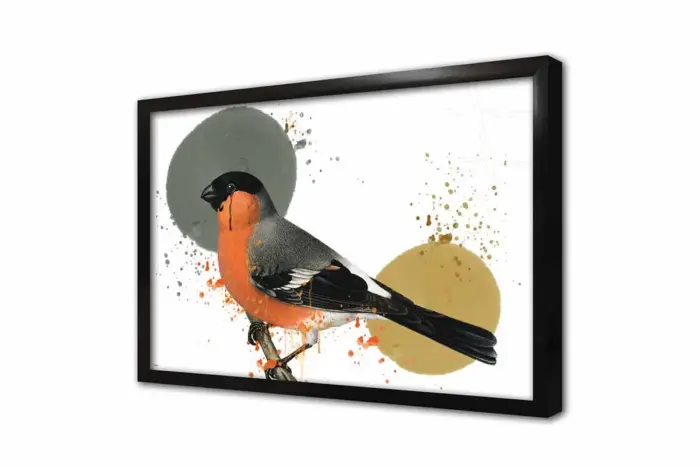 Dalda Saksağan | Kanvas Tablo | Cam Tablo | Mdf Tablo | B33003 - Görsel 3