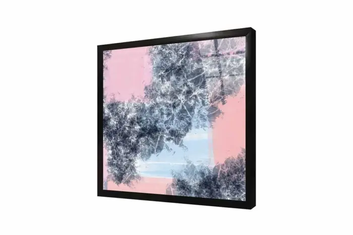 Pembe Gri Soyut Iı | Kanvas Tablo | Cam Tablo | Mdf Tablo | B33047 - Görsel 3