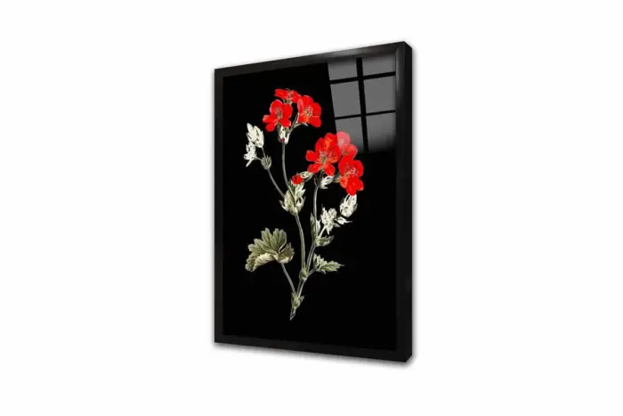 Leylekler Ve Çiçekler Üçlü Kanvas Tablo | Cam Tablo | Mdf Tablo Seti | B33142 - Görsel 10