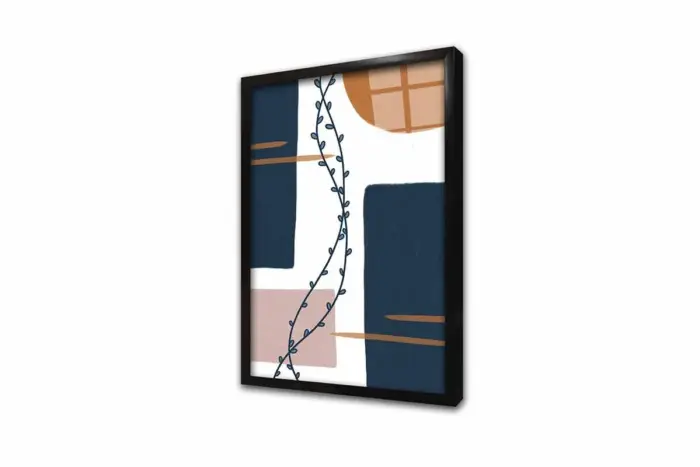 Sarmaşık Ve Modern Desenler | Kanvas Tablo | Cam Tablo | Mdf Tablo | B33176 - Görsel 3