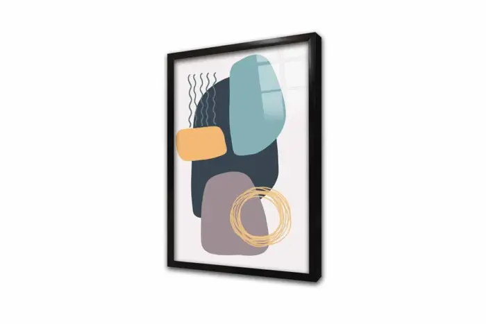 Soyut Modern Desenler | Kanvas Tablo | Cam Tablo | Mdf Tablo | B33185 - Görsel 3