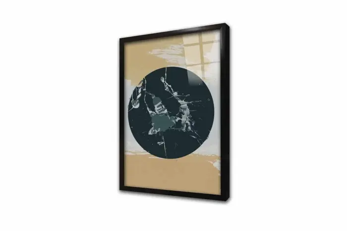 Yeşil Küre Modern | Kanvas Tablo | Cam Tablo | Mdf Tablo | B33213 - Görsel 3
