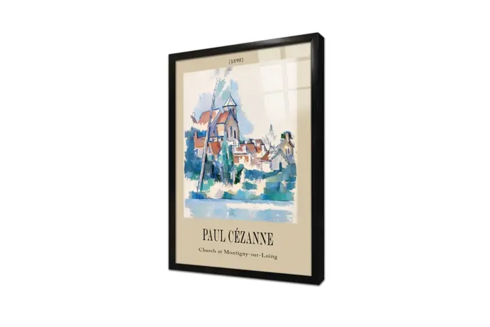 Paul Cezanne Eserleri Üçlü Kanvas Tablo | Cam Tablo | Mdf Tablo Seti | B33363 - Görsel 5