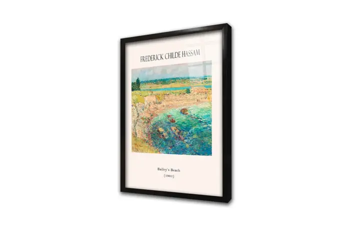 Frederick Childe Hassam Manzara Eserleri Üçlü Kanvas Tablo | Cam Tablo | Mdf Tablo Seti | B33368 - Görsel 9