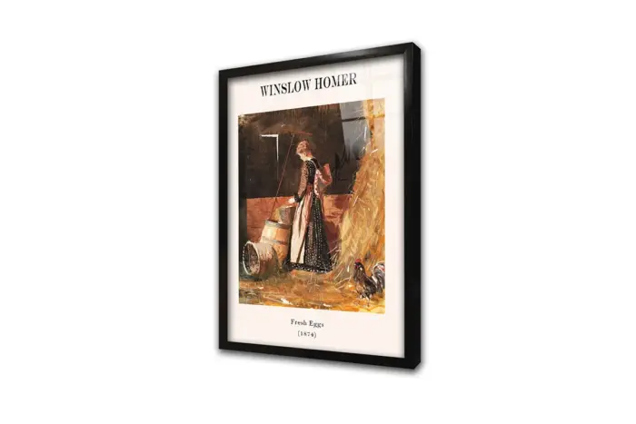Winslow Homer Çiftlik Kızları Üçlü Kanvas Tablo | Cam Tablo | Mdf Tablo Seti | B33369 - Görsel 7