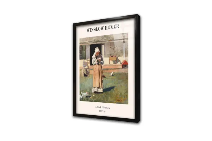 Winslow Homer Çiftlik Kızları Üçlü Kanvas Tablo | Cam Tablo | Mdf Tablo Seti | B33369 - Görsel 9