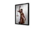 Adalet Simgeleri Üçlü Kanvas Tablo | Cam Tablo | Mdf Tablo Seti | B33392 - Görsel 8
