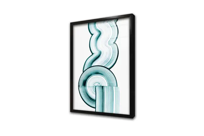 Soyut Desenler İkili Kanvas Tablo | Cam Tablo | Mdf Tablo Seti | B33403 - Görsel 5