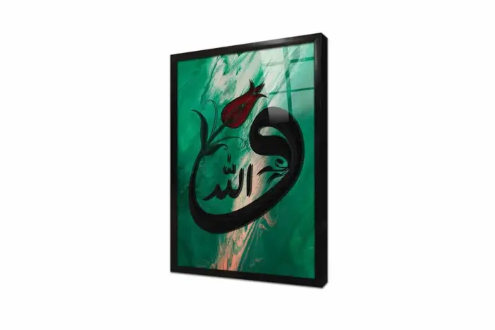 Lale Ve Vav | Kanvas Tablo | Cam Tablo | Mdf Tablo | B34013 - Görsel 3