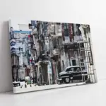 Kübada Siyah Klasik Araba | Kanvas Tablo | Cam Tablo | Mdf Tablo | A01006