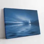 Ufukta Yelkenli | Kanvas Tablo | Cam Tablo | Mdf Tablo | A01027
