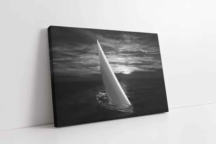 Denizde Yelkenli | Kanvas Tablo | Cam Tablo | Mdf Tablo | A01039 - Görsel 1