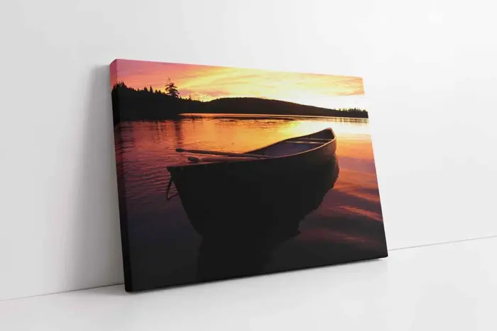 Denizde Kayık | Kanvas Tablo | Cam Tablo | Mdf Tablo | A01043 - Görsel 1