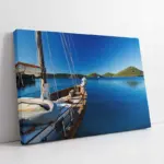 Denizde Yelkenli | Kanvas Tablo | Cam Tablo | Mdf Tablo | A01047