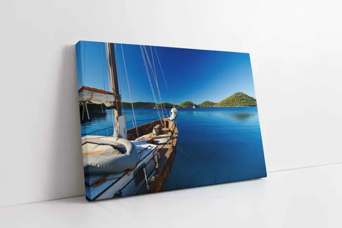 Denizde Yelkenli | Kanvas Tablo | Cam Tablo | Mdf Tablo | A01047 - Görsel 1