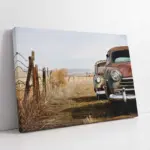 Terk Edilmiş Klasik Araba | Kanvas Tablo | Cam Tablo | Mdf Tablo | A01075