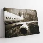 Kalkış Yapan Uçak | Kanvas Tablo | Cam Tablo | Mdf Tablo | A01120