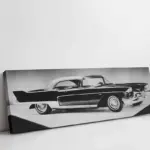 Siyah Klasik Araba | Kanvas Tablo | Cam Tablo | Mdf Tablo | A01128