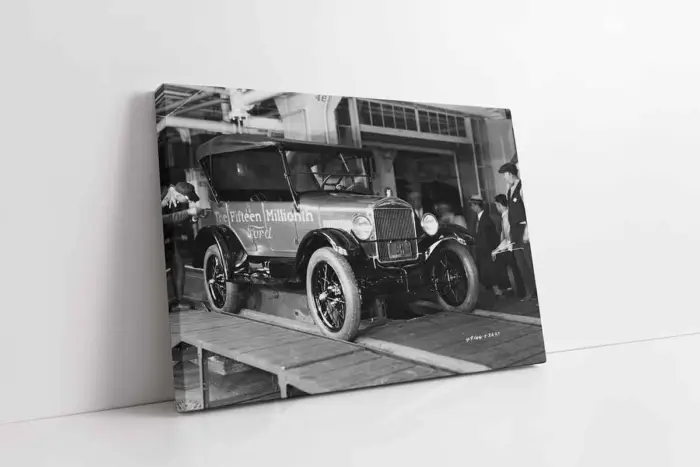 Ford Klasik Araba | Kanvas Tablo | Cam Tablo | Mdf Tablo | A01132 - Görsel 1