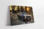 Siyah Klasik Spor Araba | Kanvas Tablo | Cam Tablo | Mdf Tablo | A01135
